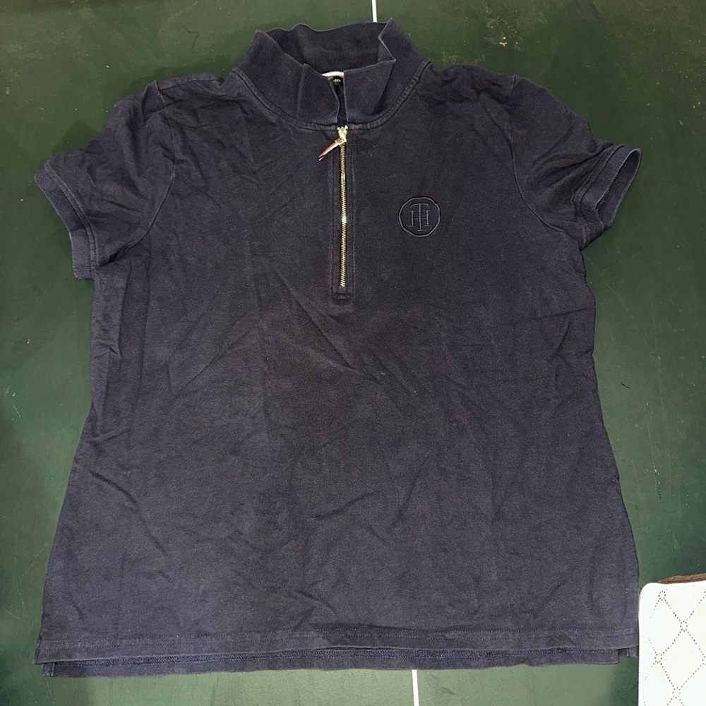 Tommy Hilfiger Navy Blue Polo Shirt